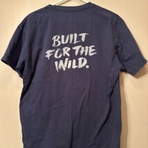 Yeti Dark Blue Cotton T-Shirt